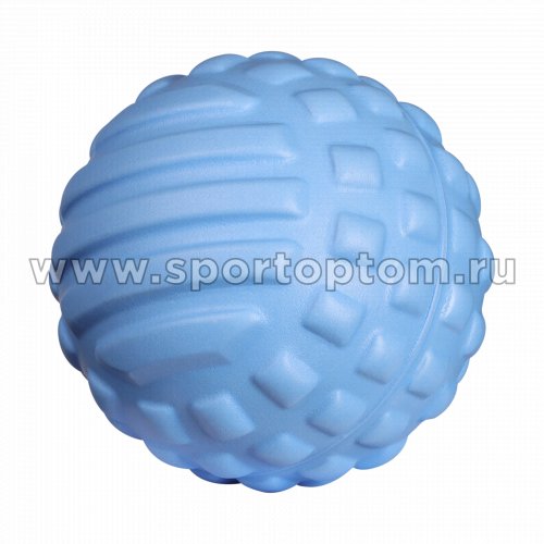 Мячик массажный для йоги INDIGO IN328 7 см Голубой
