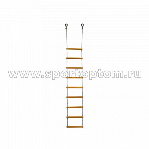 Веревочная лестница 9 перекладин ЛВ9-2А 200 см Желтый