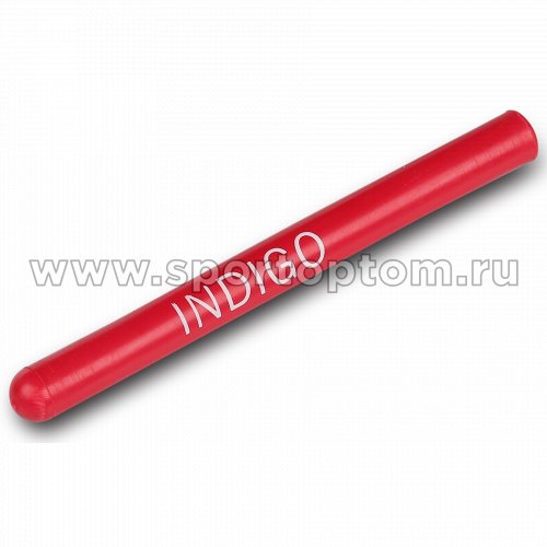 Наконечник (отскок) на палочку для художественной гимнастики INDIGO IN075 Красный