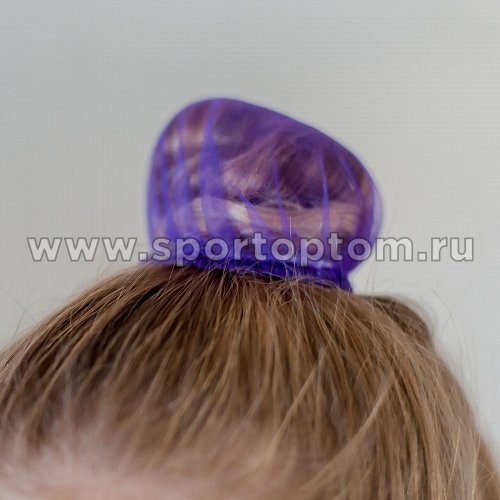Сеточка для волос INDIGO SM-330          11 см Фиолетовый
