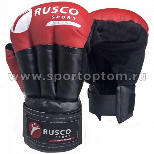 Перчатки для рукопашного боя RUSCO SPORT и/к  RS-34 12 унций Красный