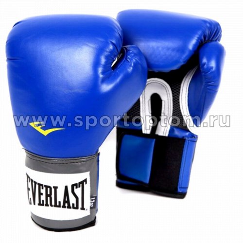 Перчатки боксёрские EVERLAST Pro Style Anti-MB PU  2212U 12 унций Синий