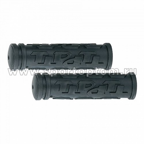 Вело Ручки резиновые TRIX  TPR 40G-HL 11,8 см Черный