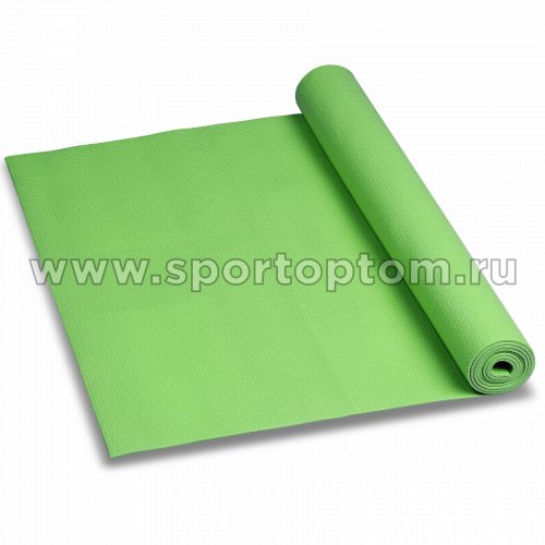 Коврик для йоги и фитнеса INDIGO PVC YG05 173*61*0,5 см Зеленый