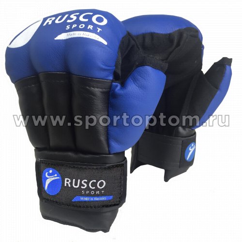 Перчатки для рукопашного боя RUSCO SPORT и/к  RS-32 10 унций Синий