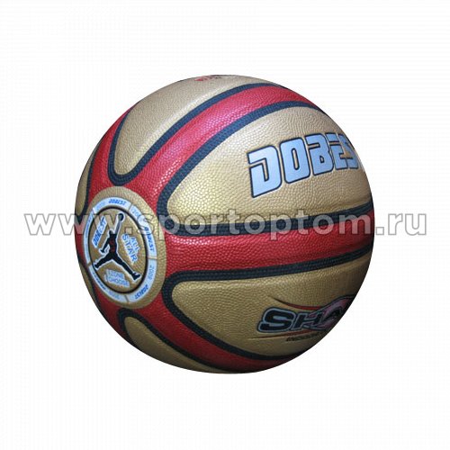 Мяч баскетбольный №7 DOBEST (PU) 810RG PK Красно-золотой
