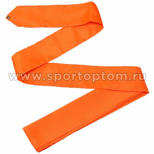 Лента гимнастическая без палочки СЕ2 4,0 м Оранжевый