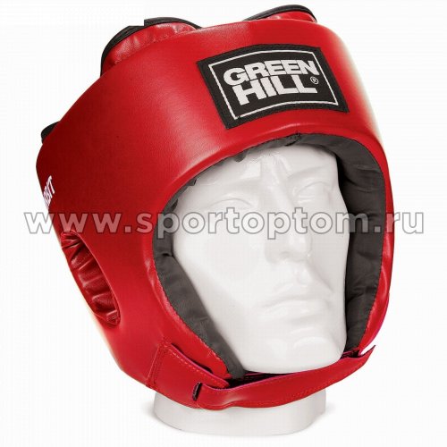 Шлем боксёрский Green Hill ORBIT и/к детский  HGO-4030 XL Красный