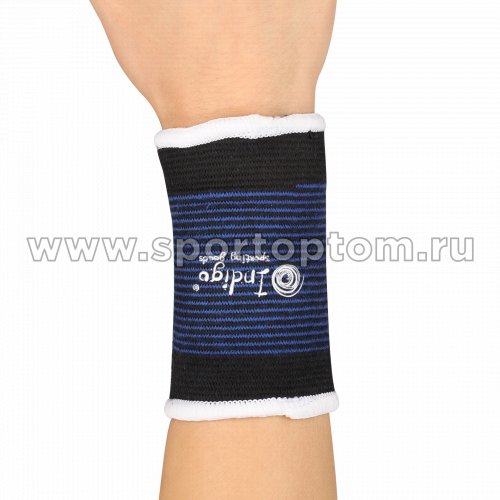 Суппорт запястья эластичный INDIGO  1481-TSW M Черно-синий
