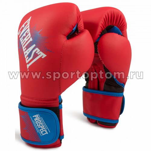 Перчатки боксёрские детские EVERLAST PROSPECT PU  P00001644 Красный