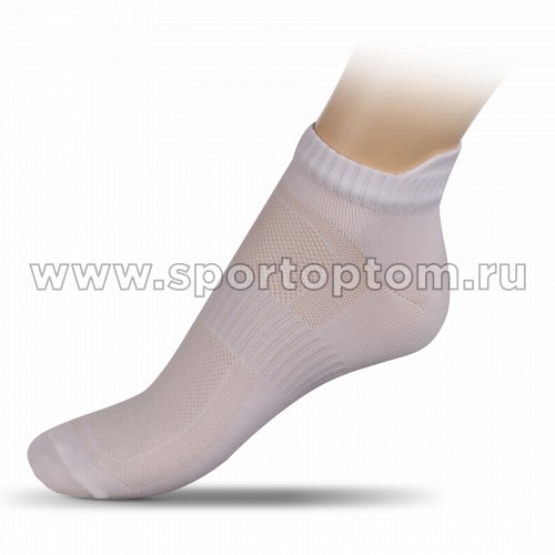Носки спортивные укороченные полипропилен ЛВ16 Белый