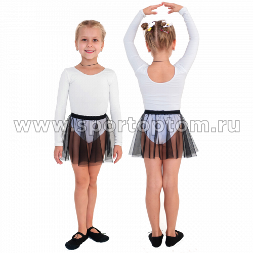 Юбочка гимнастическая сетка INDIGO SM-081 28-30 Черный