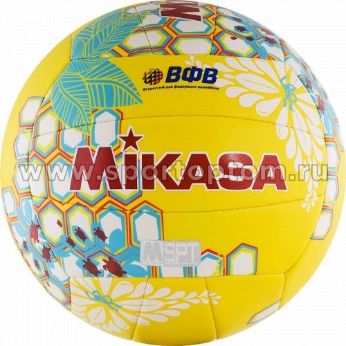 Мяч волейбольный MIKASA пляжный машинная сшивка VXS- HS 3 Желто-зеленый