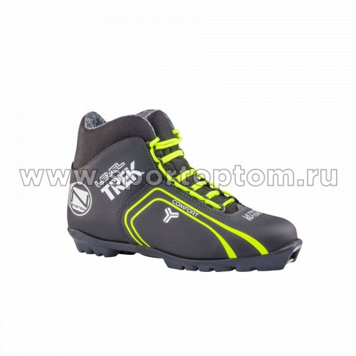Ботинки лыжные NNN TREK Level1 синтетика TR-281 33 Черный (лого неон)