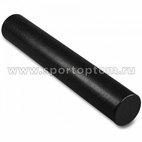 Ролик массажный для йоги INDIGO Foam roll (Валик для спины) IN023 90*15 см Черный