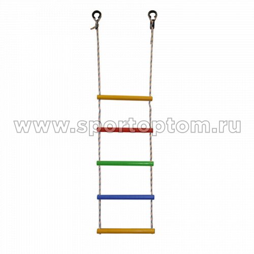 Веревочная лестница 5 перекладин ЛВ5-3В-15 150 см Радуга
