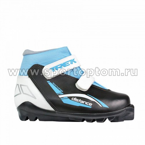 Ботинки лыжные SNS TREK Distance детские синтетика TR-275 30 Черный (лого голубой)