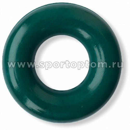 Эспандер кистевой кольцо большое 50 кг SS-35 8 см Зеленый