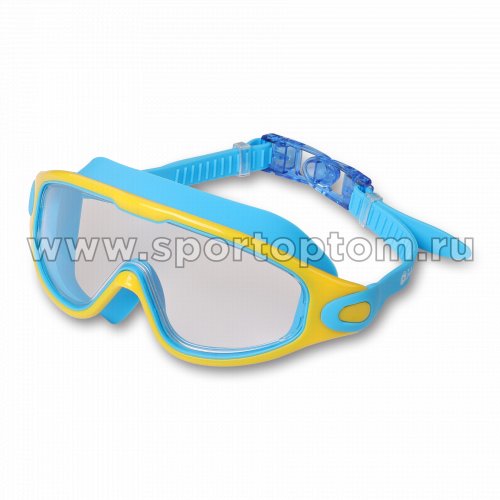 Очки для плавания (полумаска)  INDIGO NEXT G6636 Сине-желтый