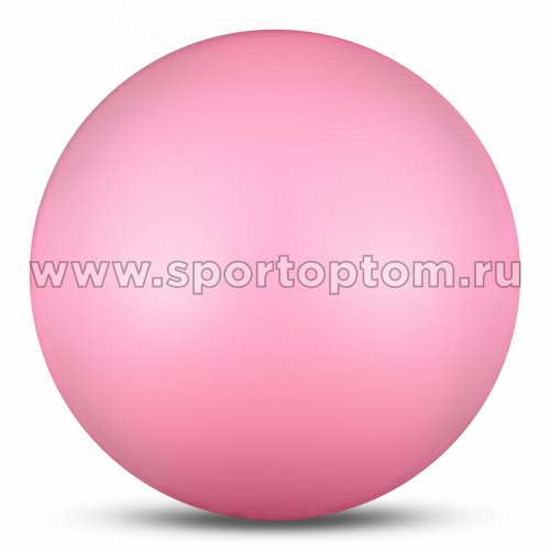 Мяч для художественной гимнастики INDIGO металлик 300 г IN315 15 см Розовый