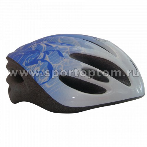 Вело Шлем подросковый SENHAI  PW-921-193 52-56 Бело-Голубой