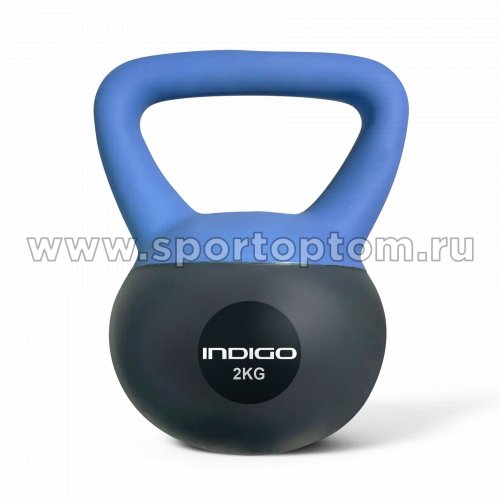 Гиря мягкая INDIGO 2,0кг IN405 2 кг Сине-серый