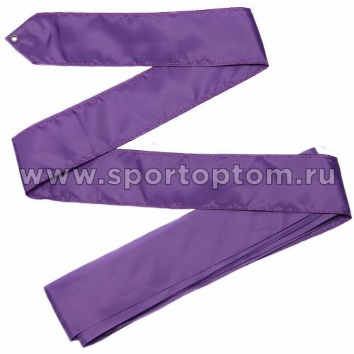 Лента гимнастическая без палочки СЕ2 4,0 м Фиолетовый
