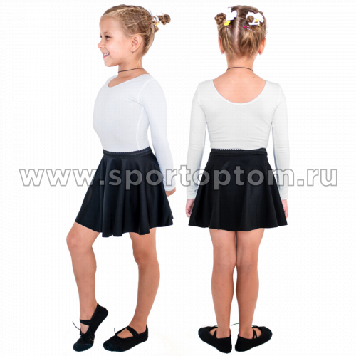 Юбочка гимнастическая лукра INDIGO SM-079 36-38 Черный