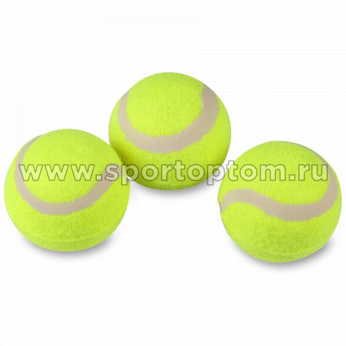 Мяч для большого тенниса RONIN (3 шт в пакете) начальный уровень G069 Желтый