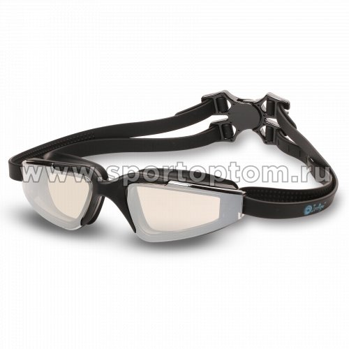 Очки для плавания детские INDIGO GRAPES зеркальные  S977M Черный
