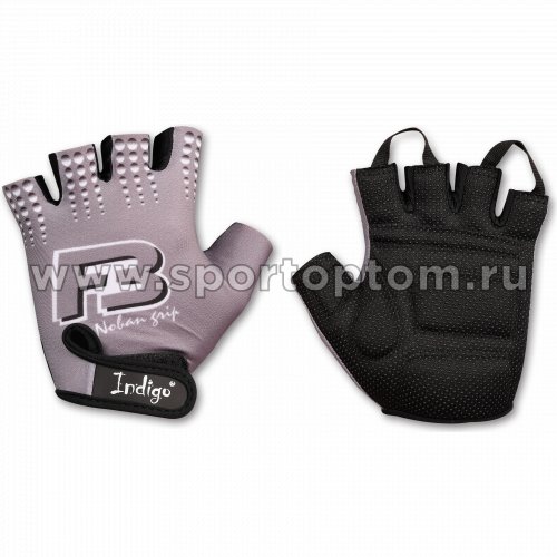 Перчатки велосипедные мужские INDIGO  SB-01-8207 Серый