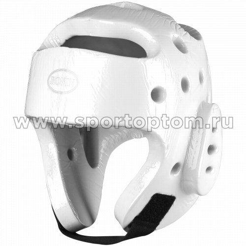Шлем таэквондо литой  F081B Белый