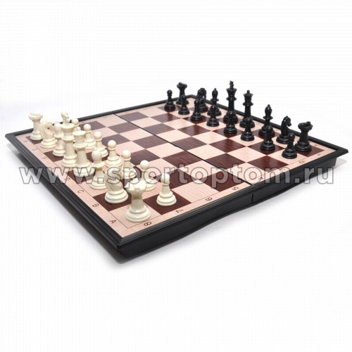 Игра 2 в 1 магнитная (шахматы, шашки) 3133 33*33 см