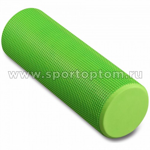 Ролик массажный для йоги INDIGO Foam roll (Валик для спины) IN021 45*15 см Зеленый