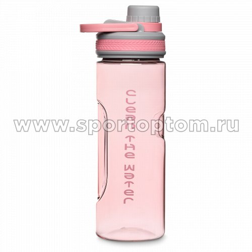 Бутылка для воды   TZ-8905 600 мл Серо-розовый