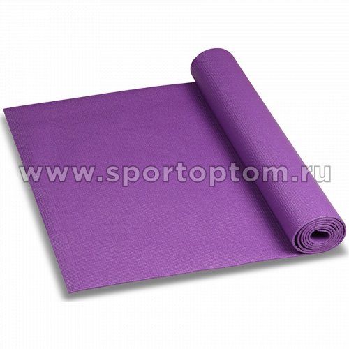 Коврик для йоги и фитнеса INDIGO PVC YG05 173*61*0,5 см Фиолетовый