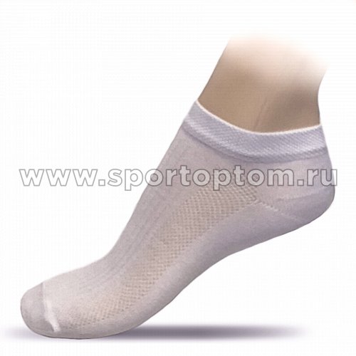 Носки спортивные укороченные хлопок СН08 Белый