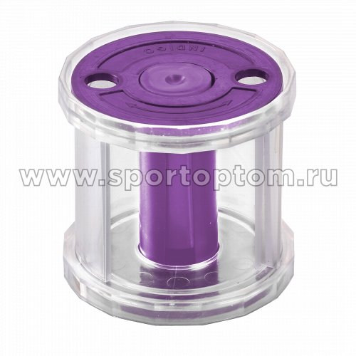 Катушка для лент художественной гимнастики INDIGO LOTTY IN226 8см*8,5см Фиолетовый