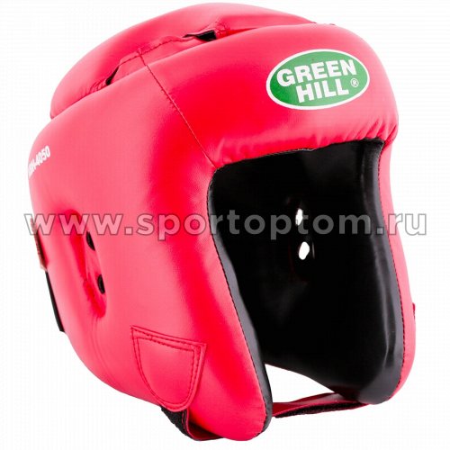 Шлем кикбоксерский Green Hill BRAVE PU FX для соревнований KBH-4050 M Красный