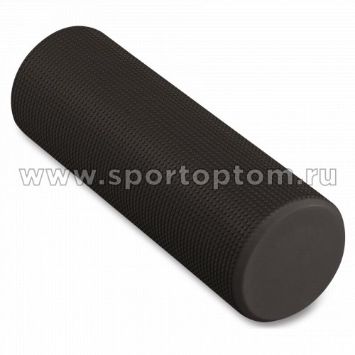Ролик массажный для йоги INDIGO Foam roll (Валик для спины) IN021 45*15 см Черный