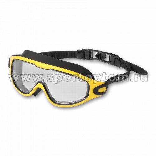 Очки для плавания (полумаска)  INDIGO NEXT G6616 Черно-желтый