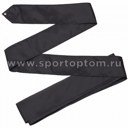 Лента гимнастическая без палочки СЕ2 4,0 м Черный