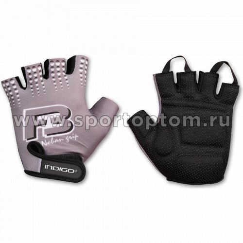 Перчатки велосипедные мужские INDIGO   SB-01-8207 Серый