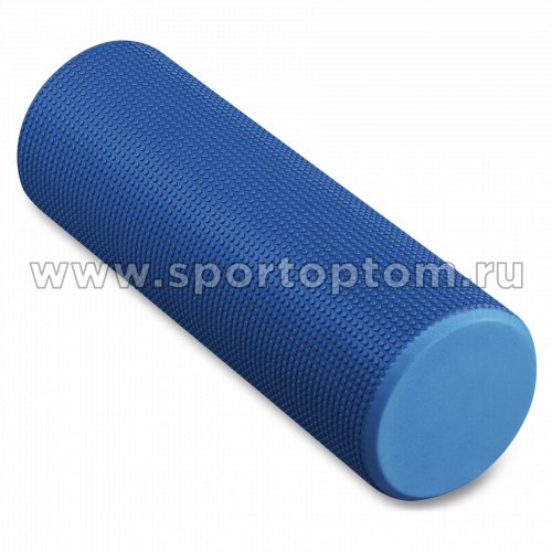 Ролик массажный для йоги INDIGO Foam roll (Валик для спины) IN021 45*15 см Синий