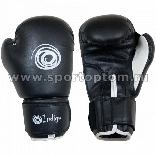 Перчатки боксёрские INDIGO PU PS-790 Черный