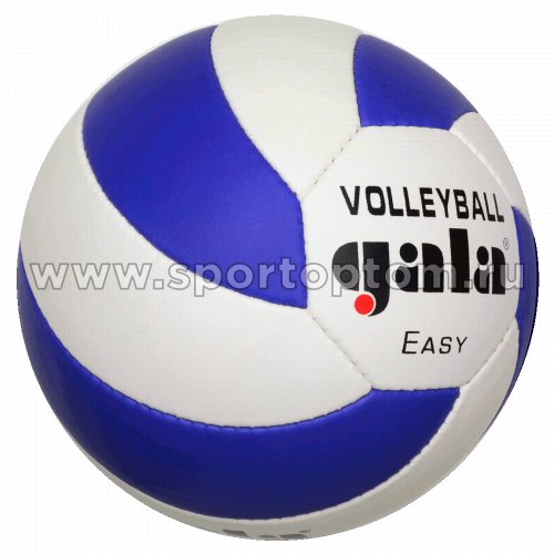 Мяч волейбольный GALA Easy тренировочный шитый (PVC) BV 5083 S Сине-белый