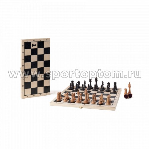 Шахматы турнирные фигуры буковые с доской  337-19 40*40 см Бук