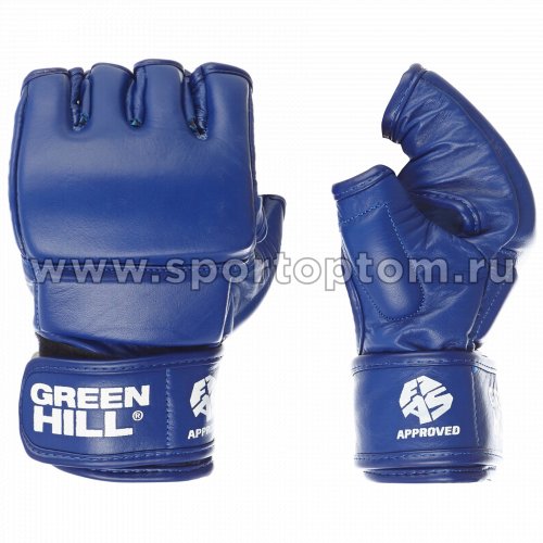 Перчатки для боевого самбо FIAS Approved MMF-0026a L Синий