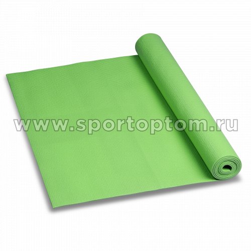 Коврик для йоги и фитнеса INDIGO PVC YG03 173*61*0,3 см Зеленый