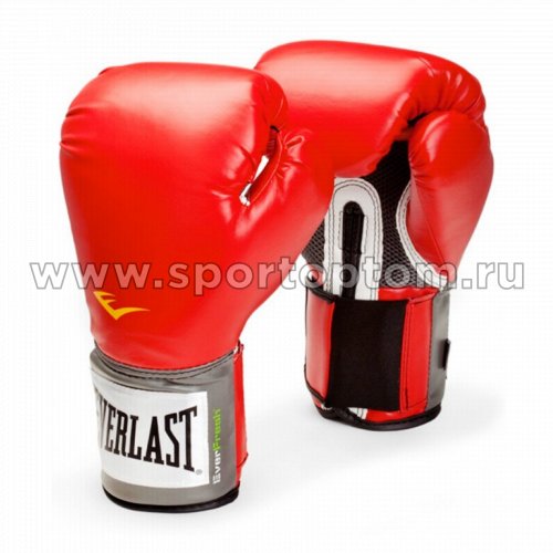 Перчатки боксёрские EVERLAST PU Pro Style Anti-MB Youth  2108YU 8 унций Красный